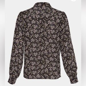 NWT MSCH Moss Copenhagen Iluna Rikkelie Floral Print Button Up Shirt - Size M
